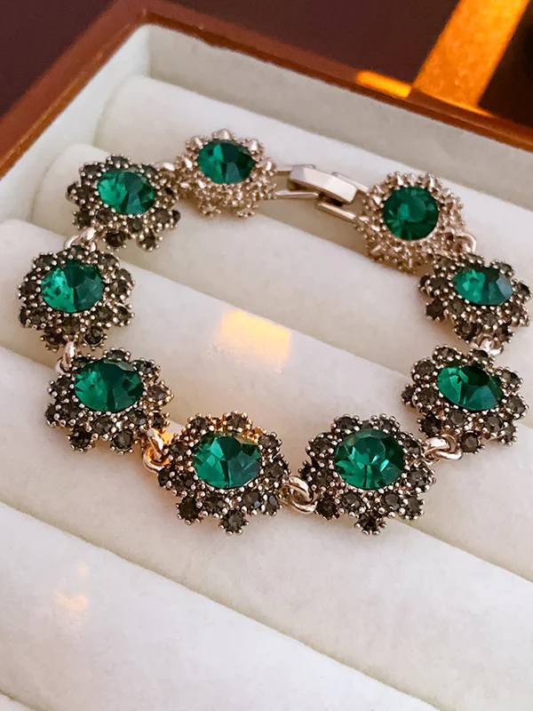 Geometric Rhine Stones Bracelet Accessories - Image 3
