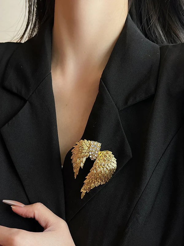 Geometric Rhine Stones Brooch Accessories - Image 3