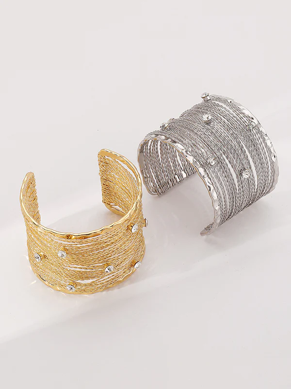 Geometric Rhine Stones Ringent Bracelet Accessories - Image 6