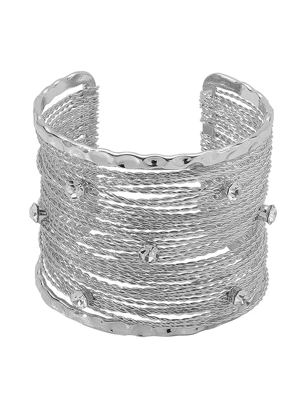 Geometric Rhine Stones Ringent Bracelet Accessories - Image 7