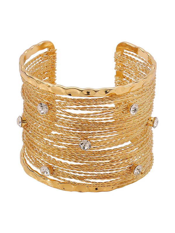 Geometric Rhine Stones Ringent Bracelet Accessories - Image 8