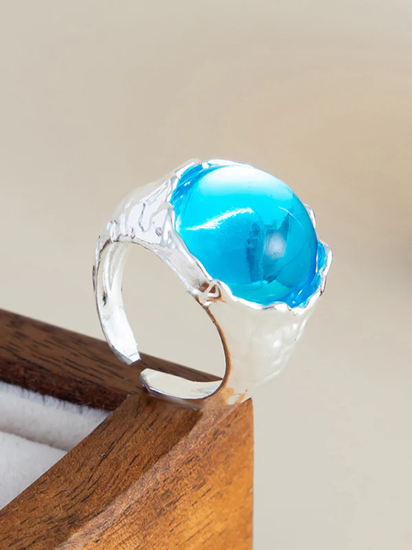 Geometric Rhine Stones Rings Accessories - Image 6