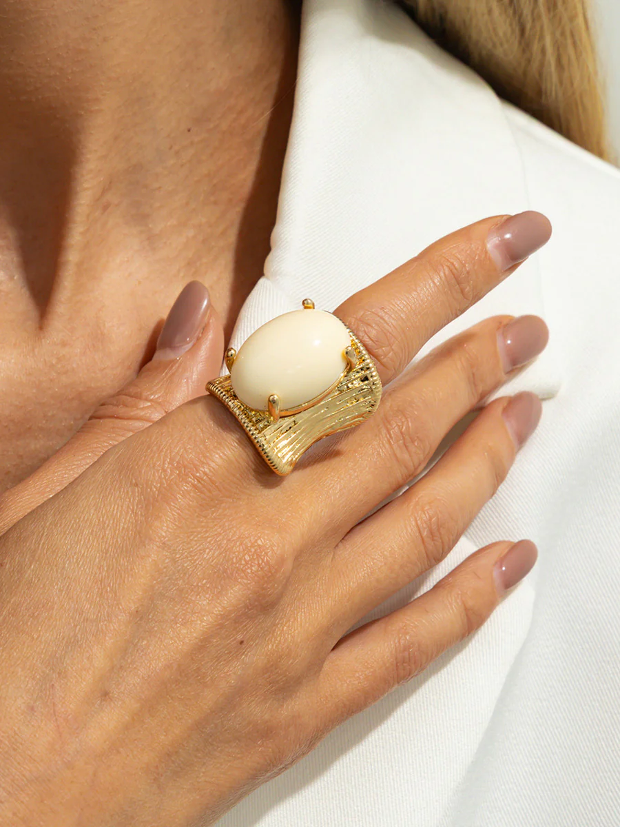Geometric Rhine Stones Rings Accessories - Image 2