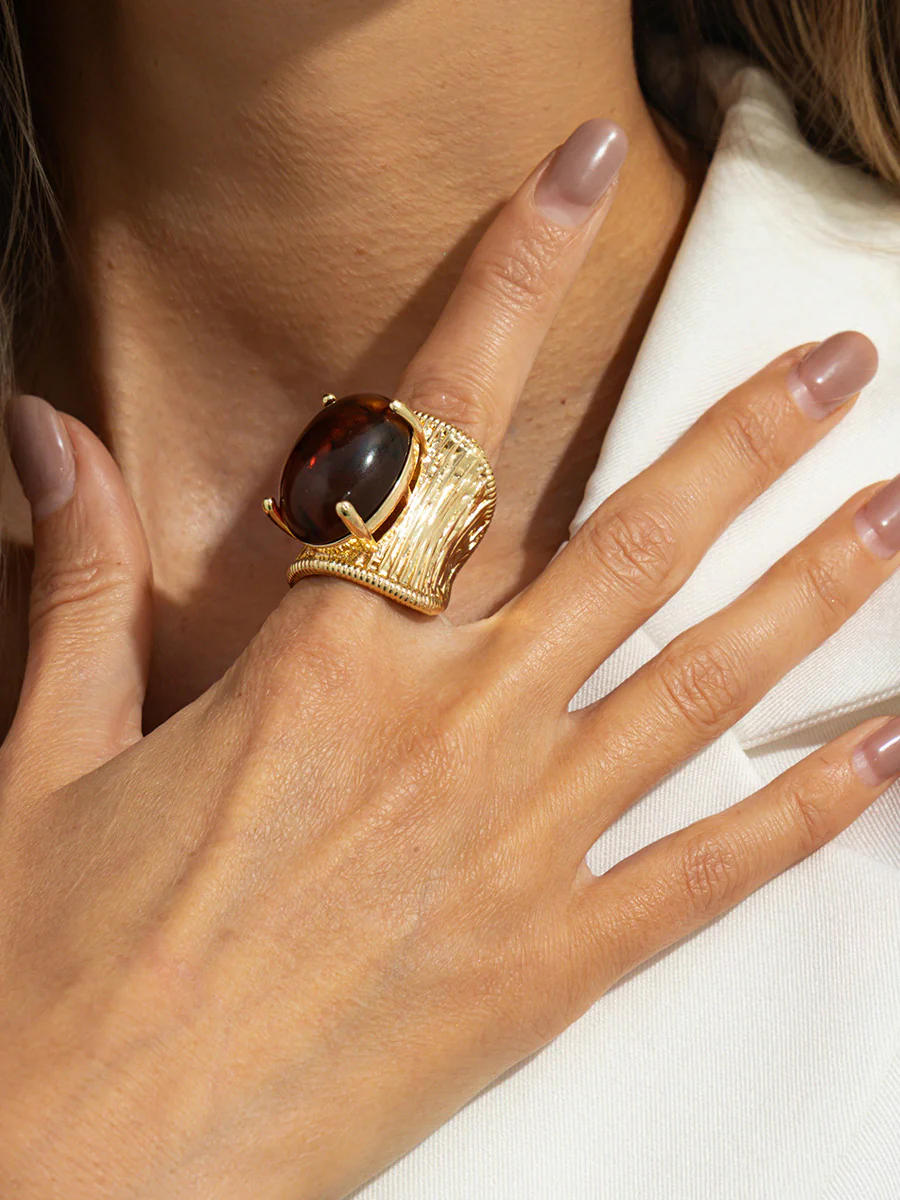 Geometric Rhine Stones Rings Accessories - Image 3