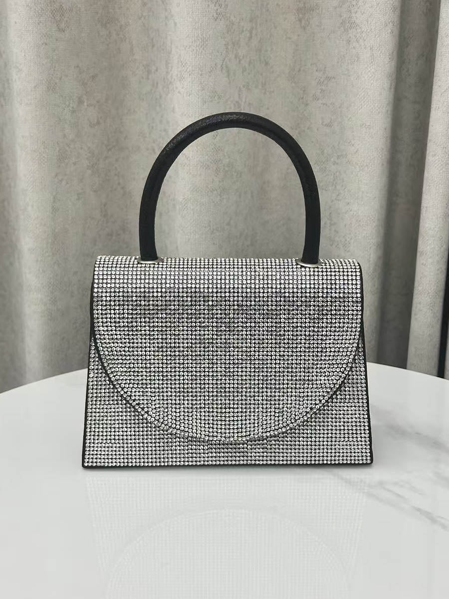Geometric Rhine Stones Shiny Evening Bags & Clutches - Image 2