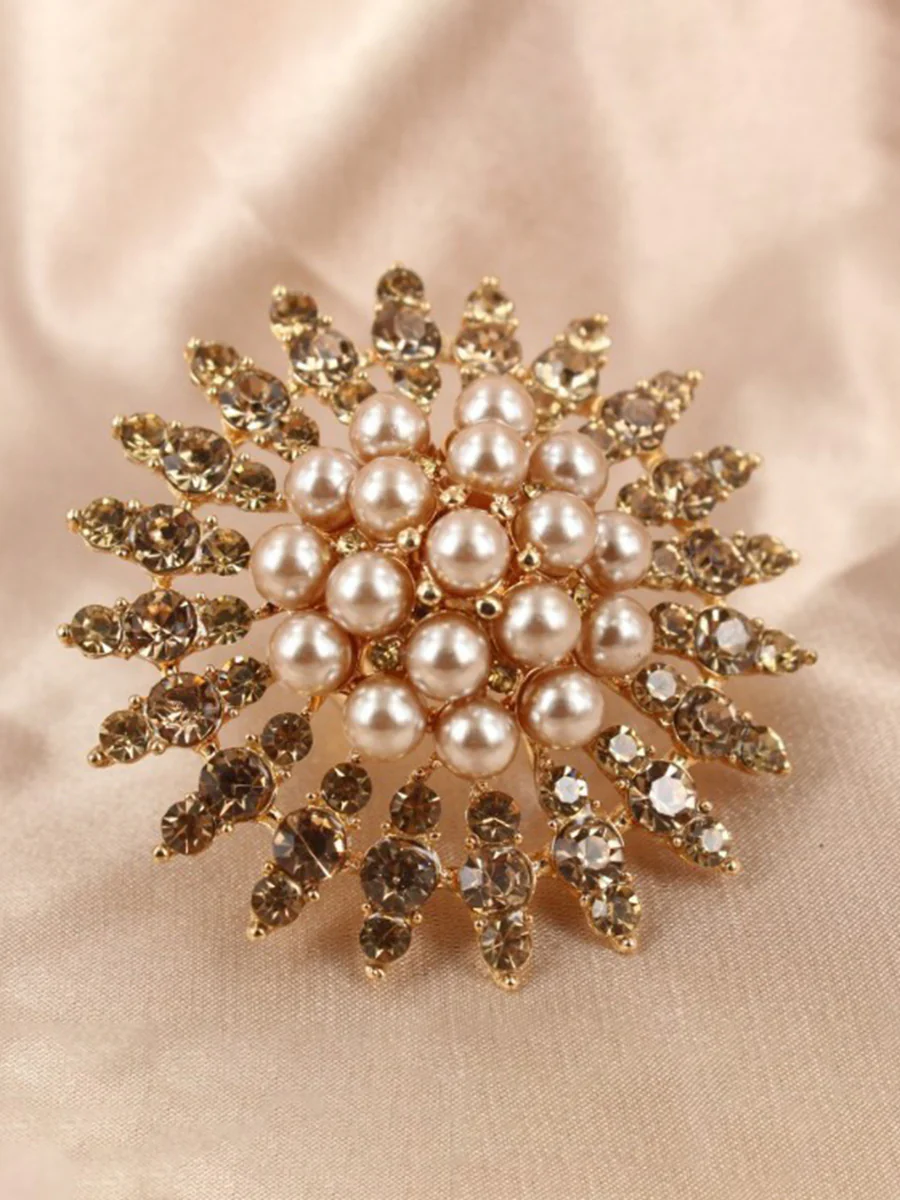 Geometric Rhine Stones Shiny Rings Accessories - Image 2