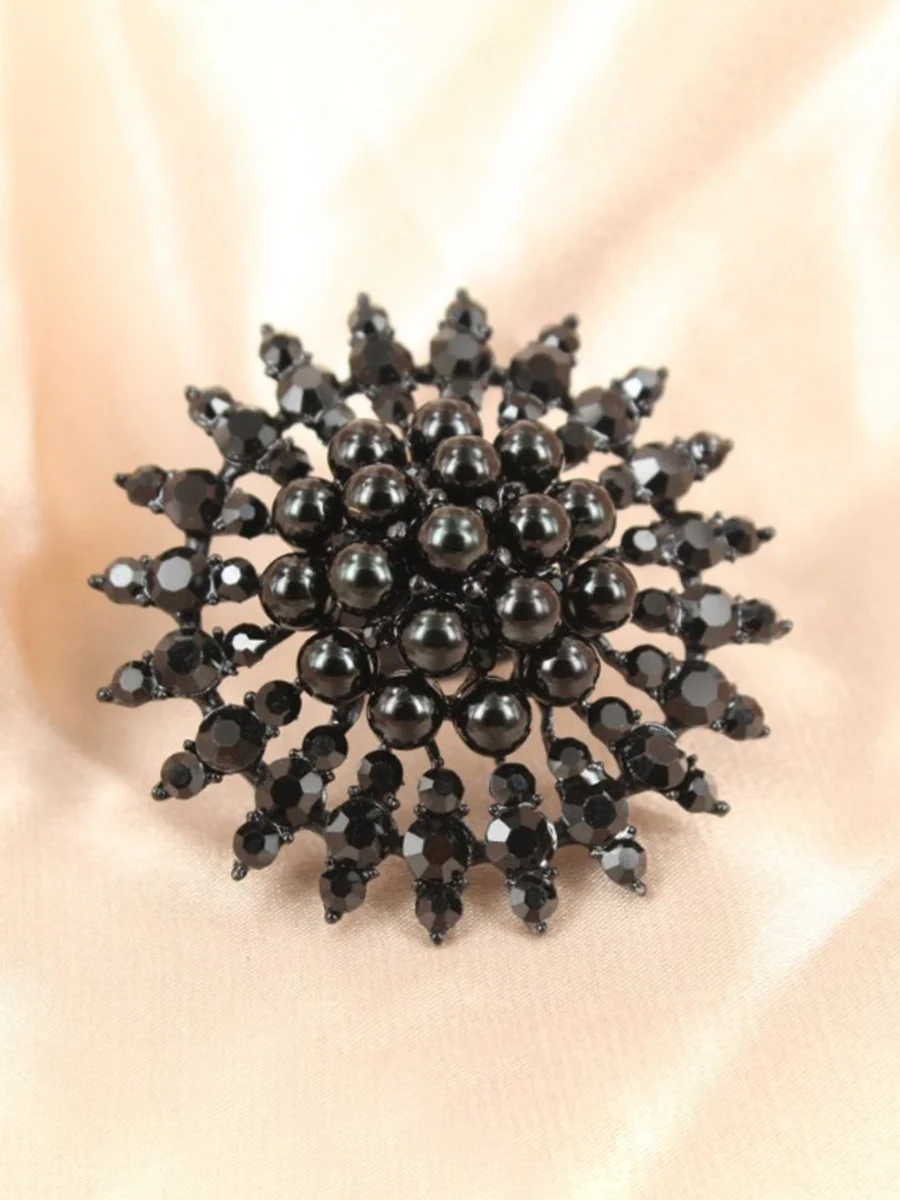 Geometric Rhine Stones Shiny Rings Accessories - Image 3