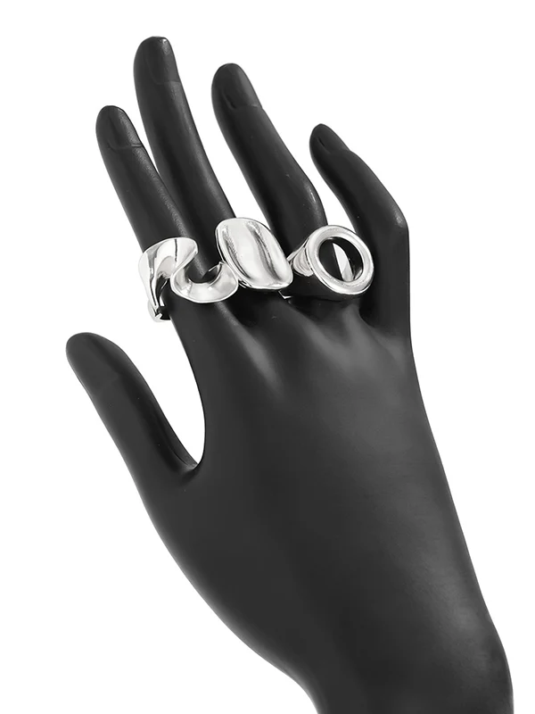 Geometric Ringent Rings Accessories - Image 13
