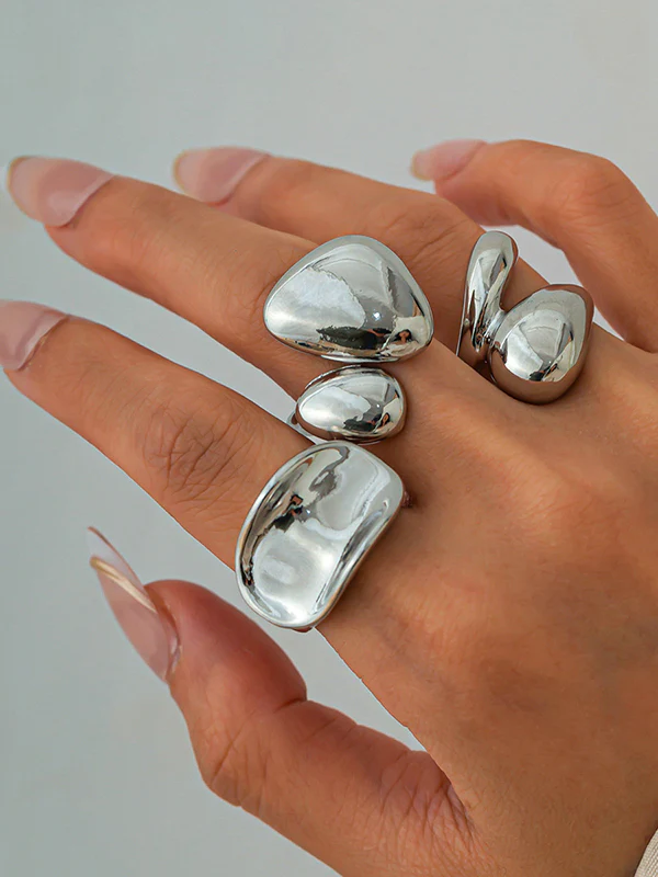 Geometric Ringent Rings Accessories - Image 5