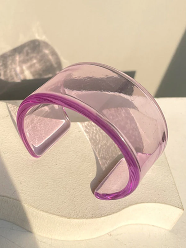 Geometric Ringent Solid Color Bracelet Accessories - Image 11