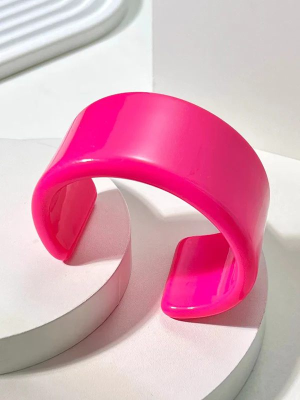 Geometric Ringent Solid Color Bracelet Accessories - Image 14