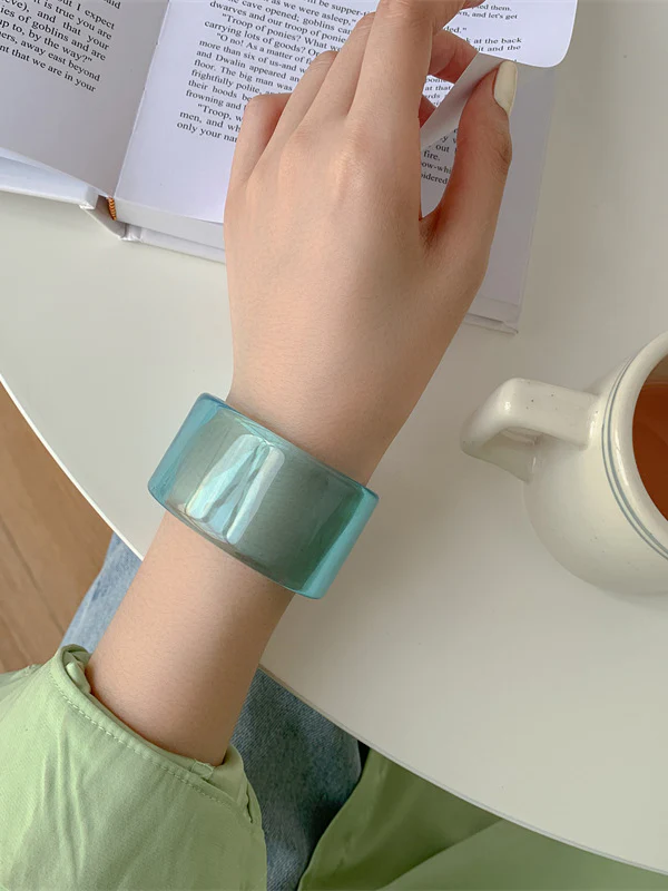 Geometric Ringent Solid Color Bracelet Accessories - Image 3