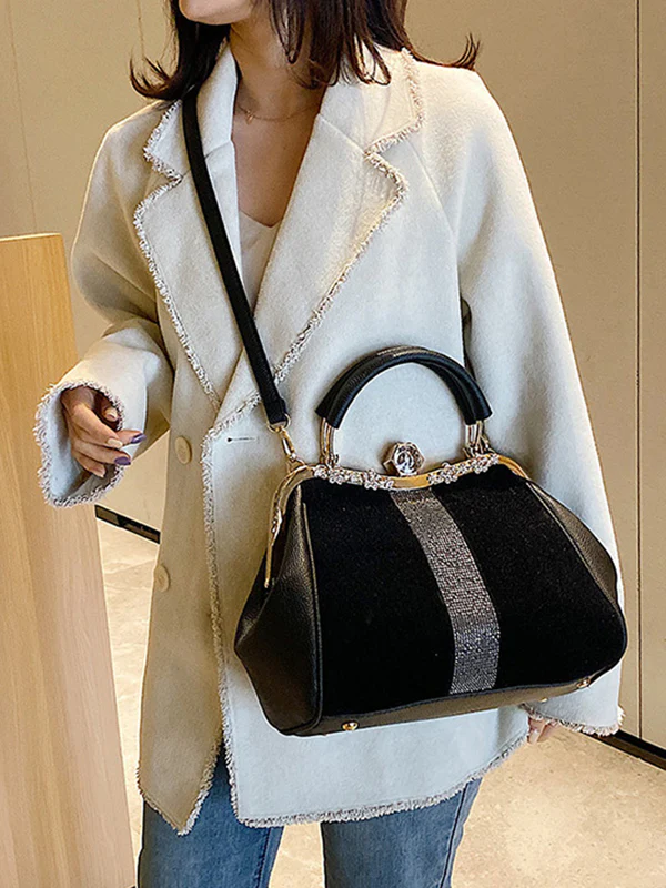 Geometric Sequined Split-Joint Bags Crossbody Bags Handbags - Image 3