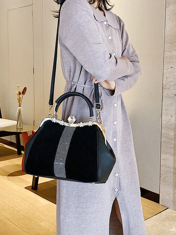 Geometric Sequined Split-Joint Bags Crossbody Bags Handbags - Image 4