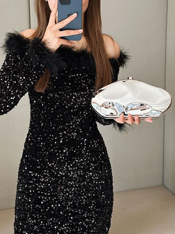 Geometric Shiny Bags Bags Accessories Crossbody Bags - Image 7