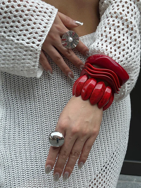 Geometric Shiny Bracelet Accessories - Image 2