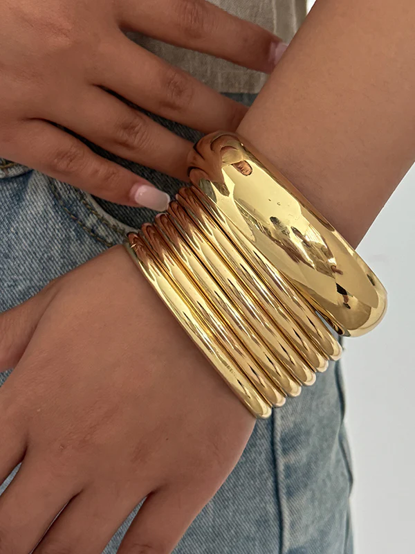 Geometric Shiny Bracelet Accessories - Image 2