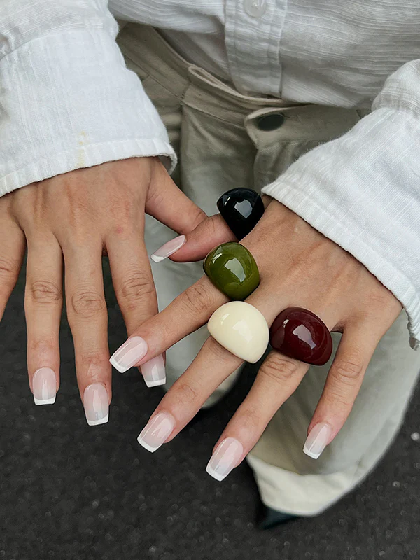 Geometric Shiny Bracelet Accessories Rings Accessories - Image 14