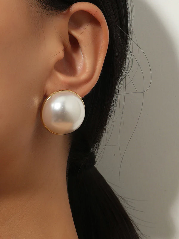 Geometric Shiny Earrings Accessories - Image 2