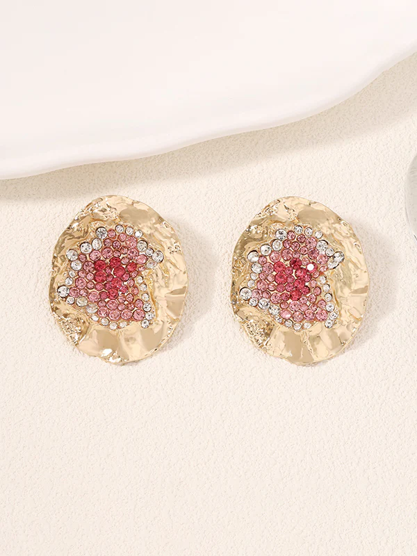 Geometric Shiny Earrings Accessories - Image 2