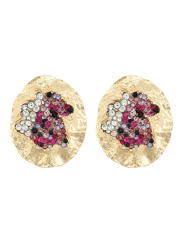 Geometric Shiny Earrings Accessories - Image 4