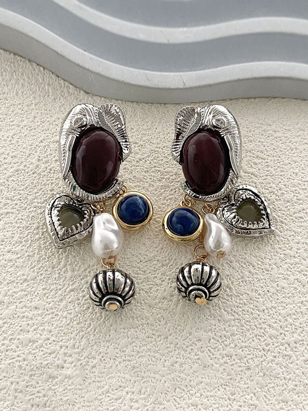 Geometric Shiny Earrings Accessories - Image 4