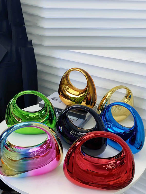 Geometric Shiny Handbags - Image 18