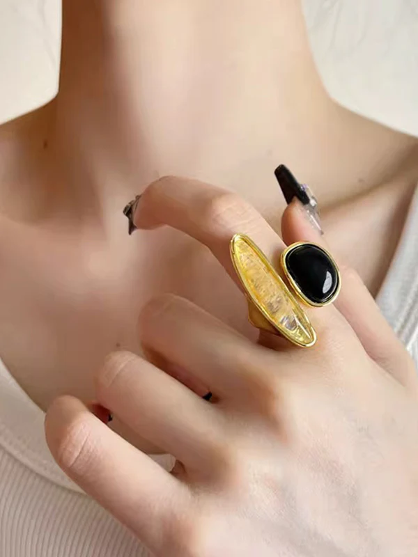 Geometric Shiny Rings Accessories - Image 4