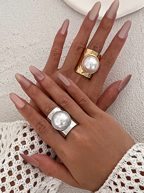 Geometric Shiny Rings Accessories - Image 4