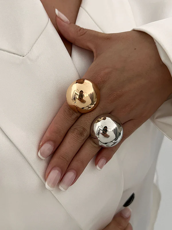 Geometric Shiny Rings Accessories - Image 3