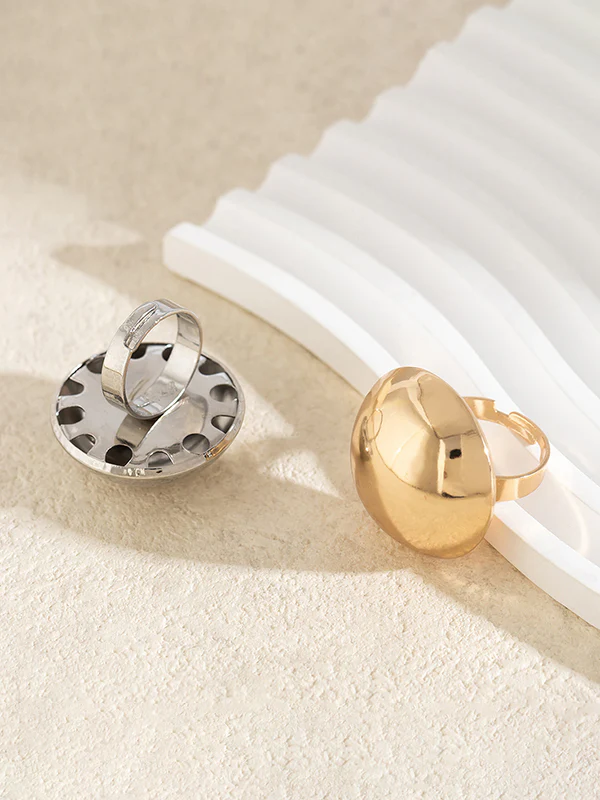 Geometric Shiny Rings Accessories - Image 9
