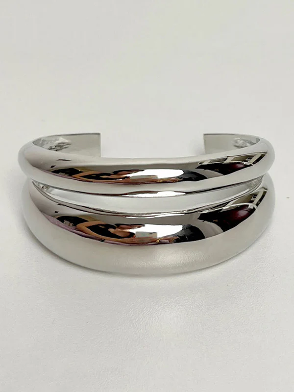 Geometric Shiny Solid Color Bracelet Accessories - Image 9