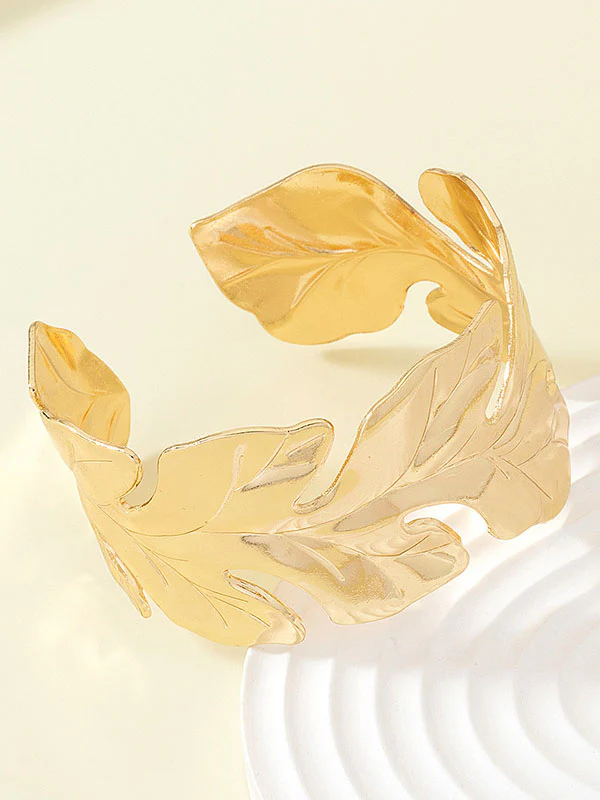 Geometric Shiny Solid Color Split-Joint Bracelet Accessories - Image 3