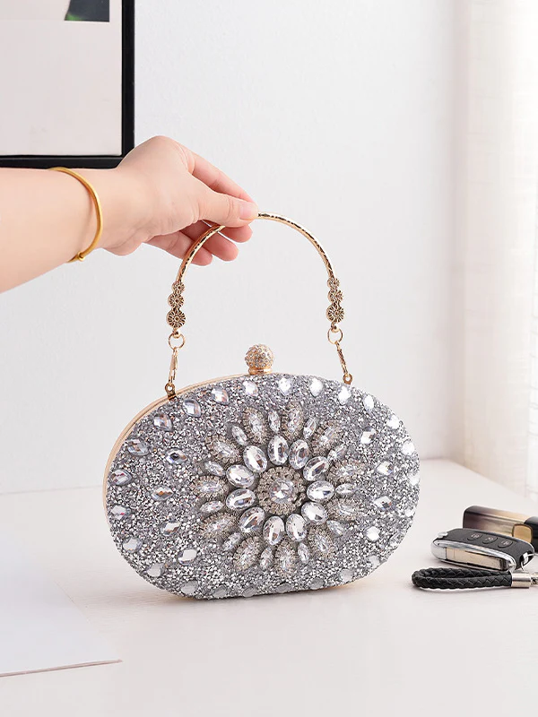 Geometric Shiny Split-Joint Bags Bags Accessories Handbags - Image 2