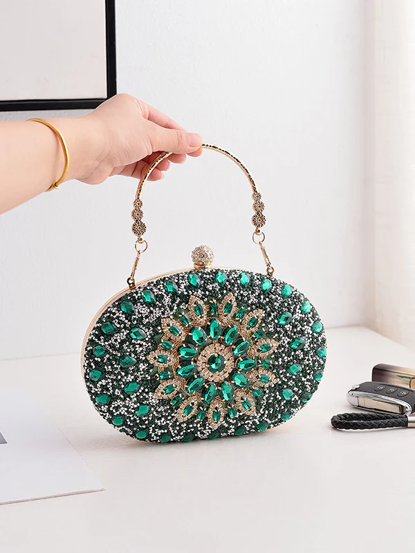 Geometric Shiny Split-Joint Bags Bags Accessories Handbags - Image 4
