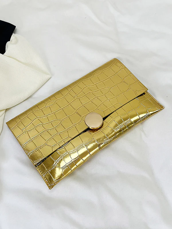 Geometric Shiny Split-Joint Bags Handbags - Image 2