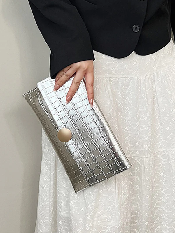 Geometric Shiny Split-Joint Bags Handbags - Image 4