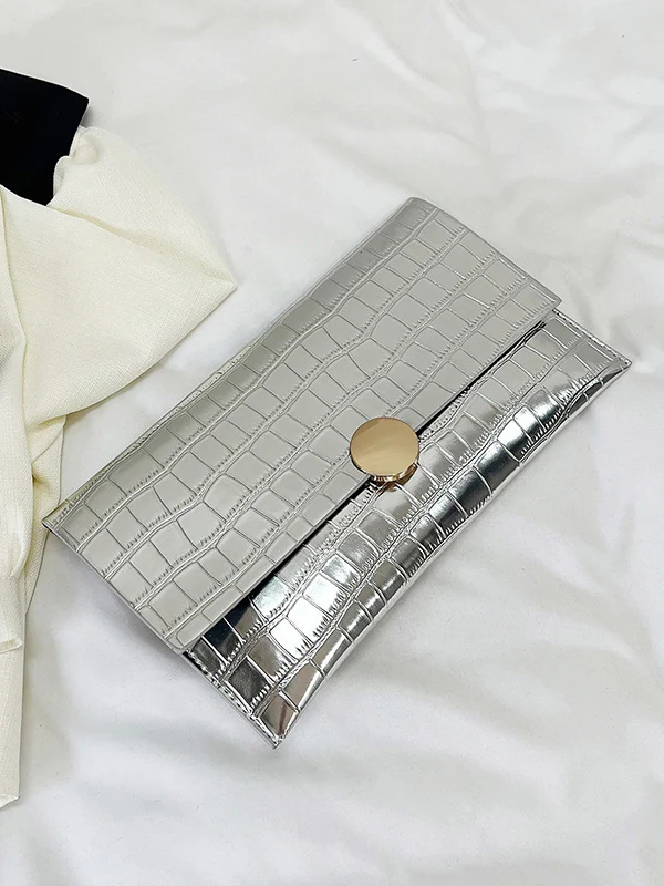 Geometric Shiny Split-Joint Bags Handbags - Image 6