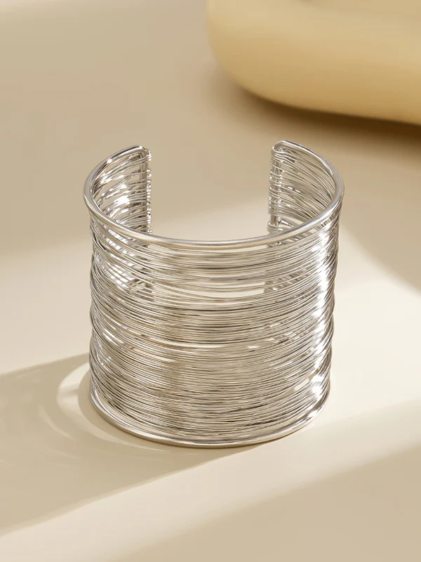 Geometric Solid Color Bracelet Accessories - Image 8