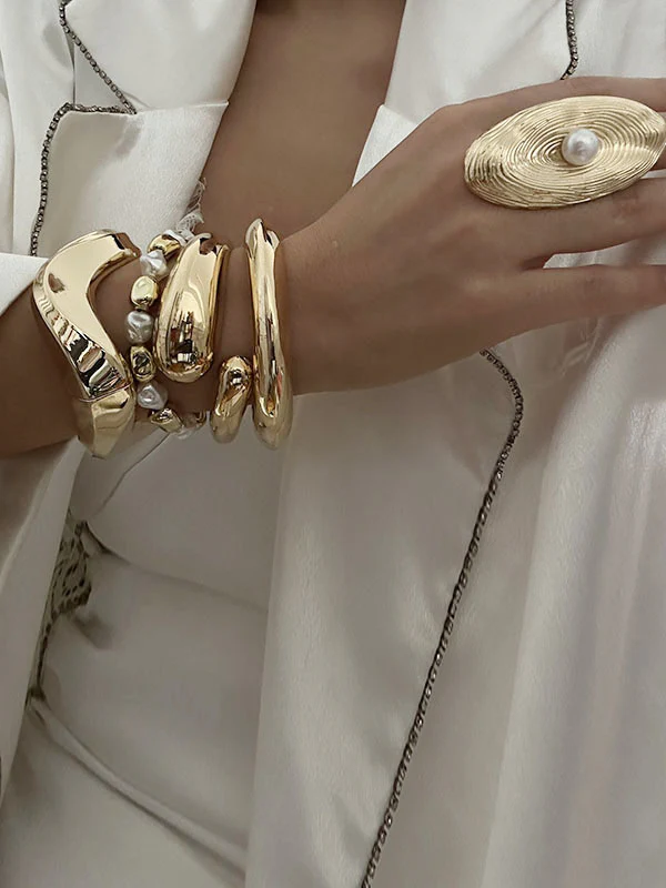 Geometric Solid Color Bracelet Accessories - Image 6