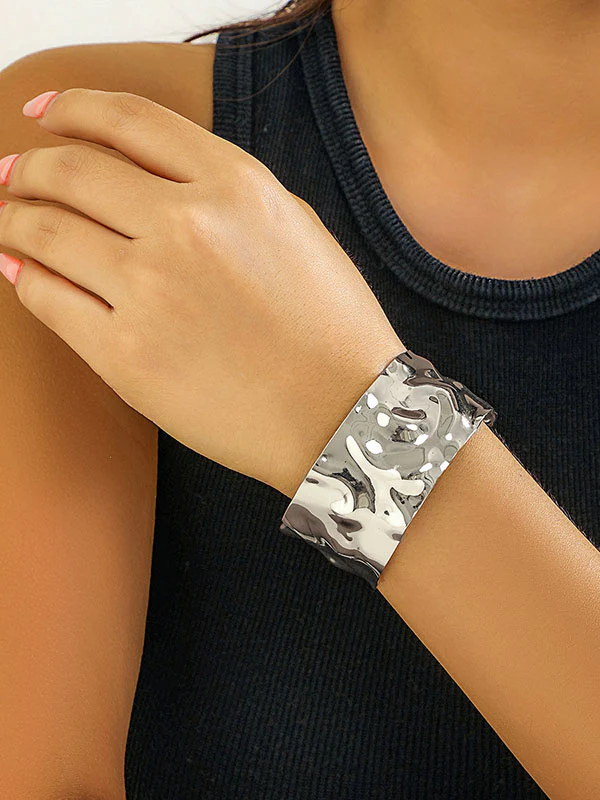 Geometric Solid Color Bracelet Accessories - Image 4