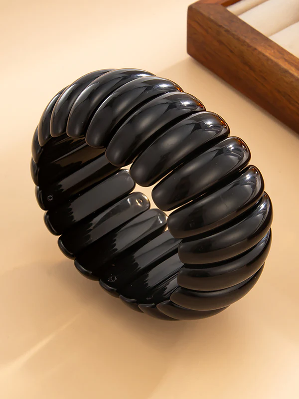 Geometric Solid Color Bracelet Accessories - Image 4