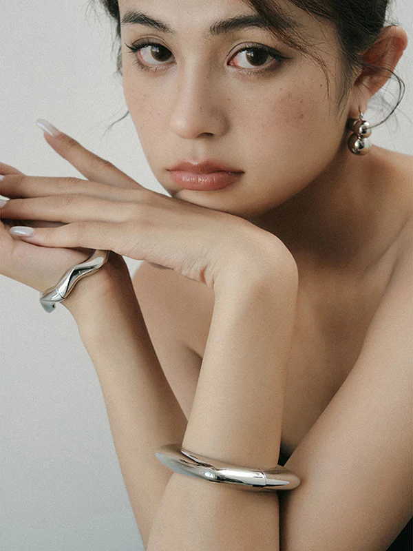 Geometric Solid Color Bracelet Accessories - Image 3