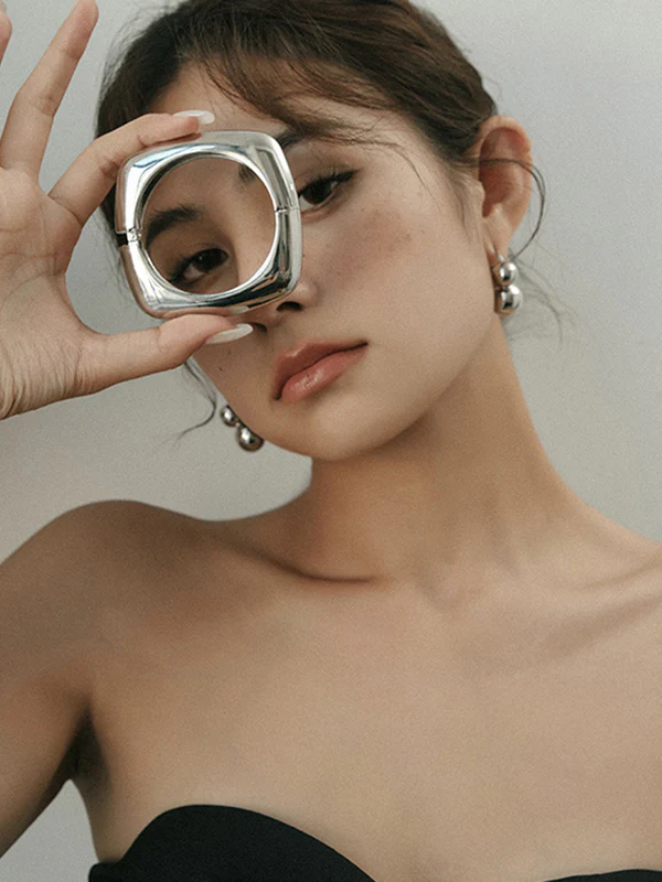Geometric Solid Color Bracelet Accessories - Image 4