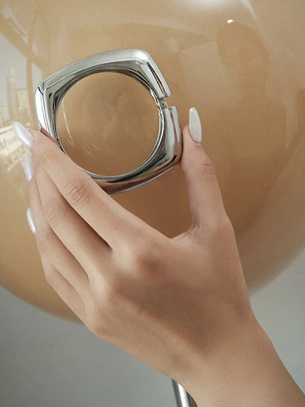 Geometric Solid Color Bracelet Accessories - Image 5