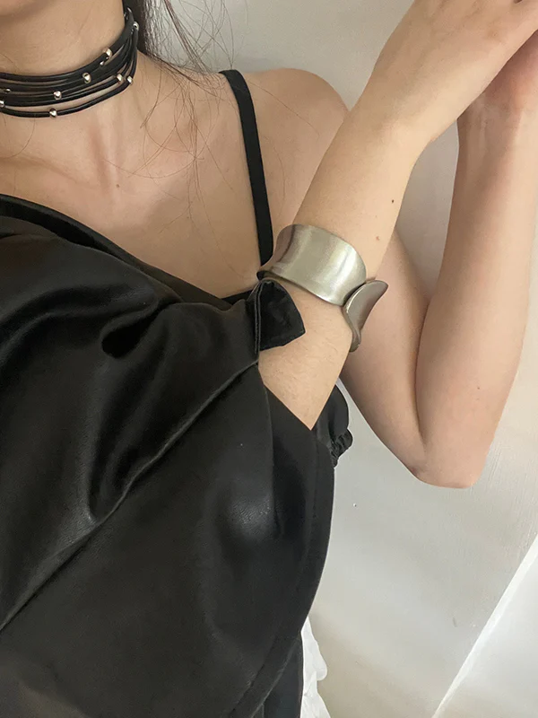 Geometric Solid Color Bracelet Accessories - Image 3