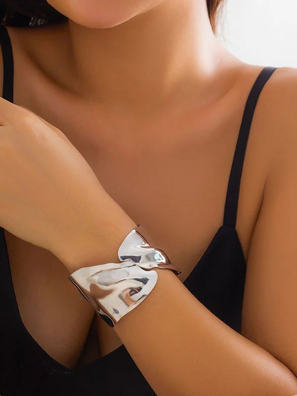Geometric Solid Color Bracelet Accessories - Image 2
