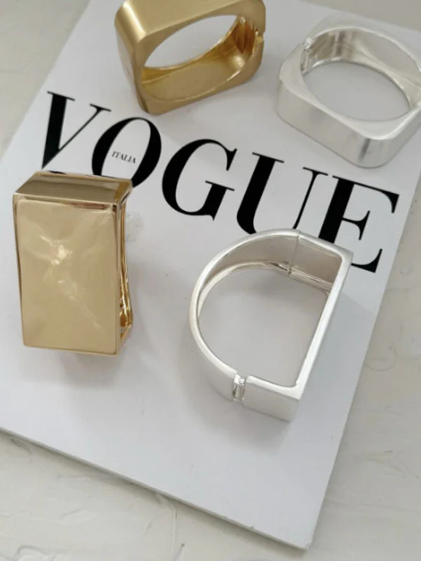 Geometric Solid Color Bracelet Accessories - Image 10