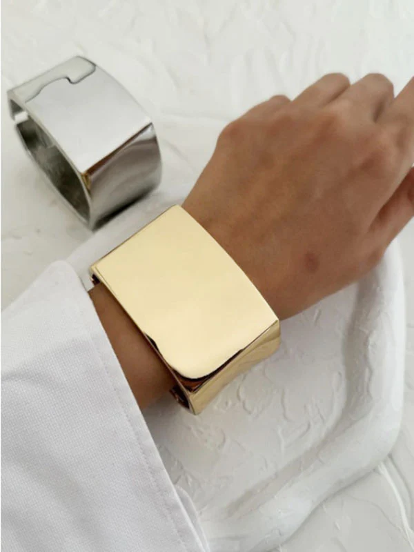 Geometric Solid Color Bracelet Accessories - Image 4
