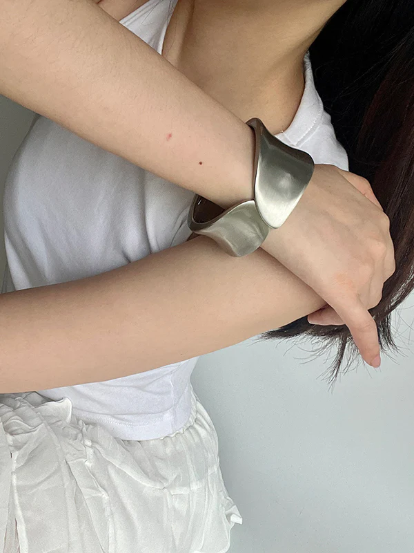Geometric Solid Color Bracelet Accessories - Image 5